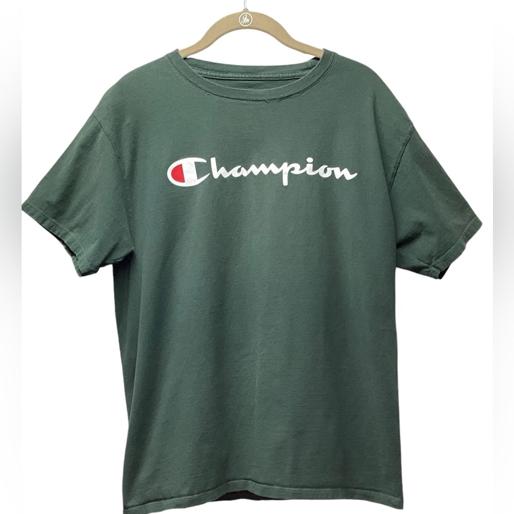 Champion short sleeve T-shirt Dark army green Unisex Medium